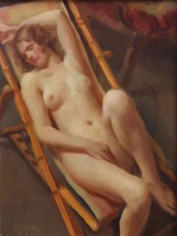 Sulla sdraio, 1921